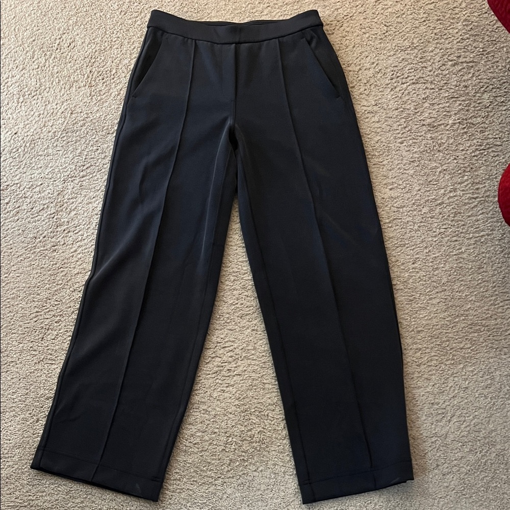 Lululemon Softstreme Pintuck Mid-Rise Black Pants